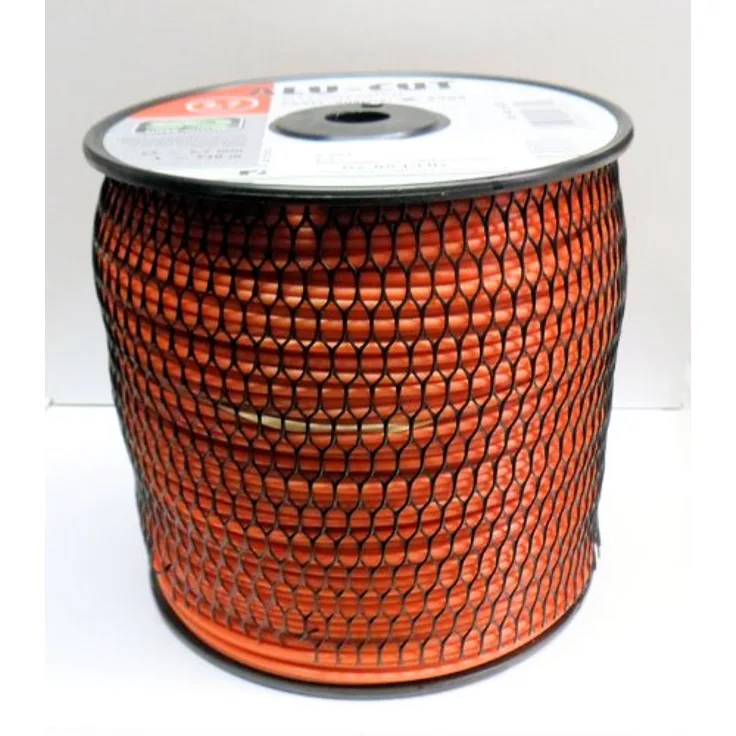 Ratioparts Nylonfaden 3,0 mm Alu-Cut 240 m Trimmerfaden 6-Kant Mähfaden, Orange