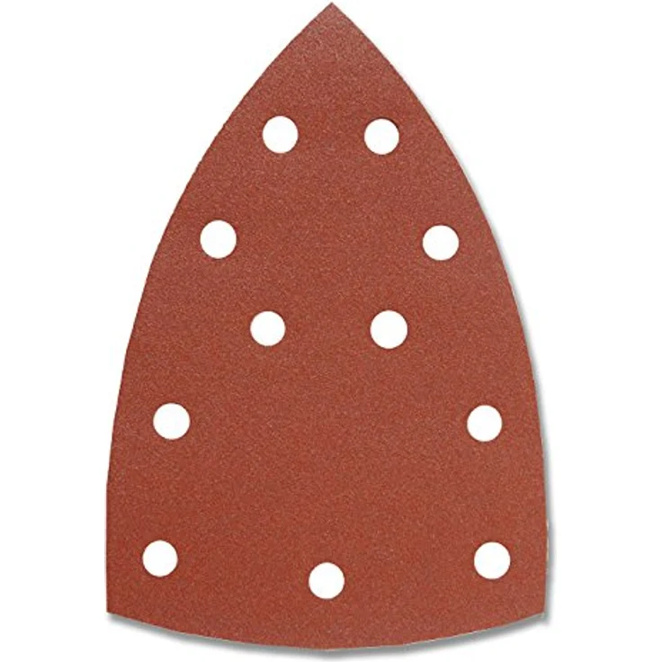 kwb Schleif-Dreieck für Delta- u. Multi-Schleifer - für Metall, Holz, Lack u. v. m., u. a. für Metabo FMS , 100 x 147 mm, Korn 5 x K-60, 5 x K-120, 5 x K-180, 15 Stk., gelocht, Sparpack