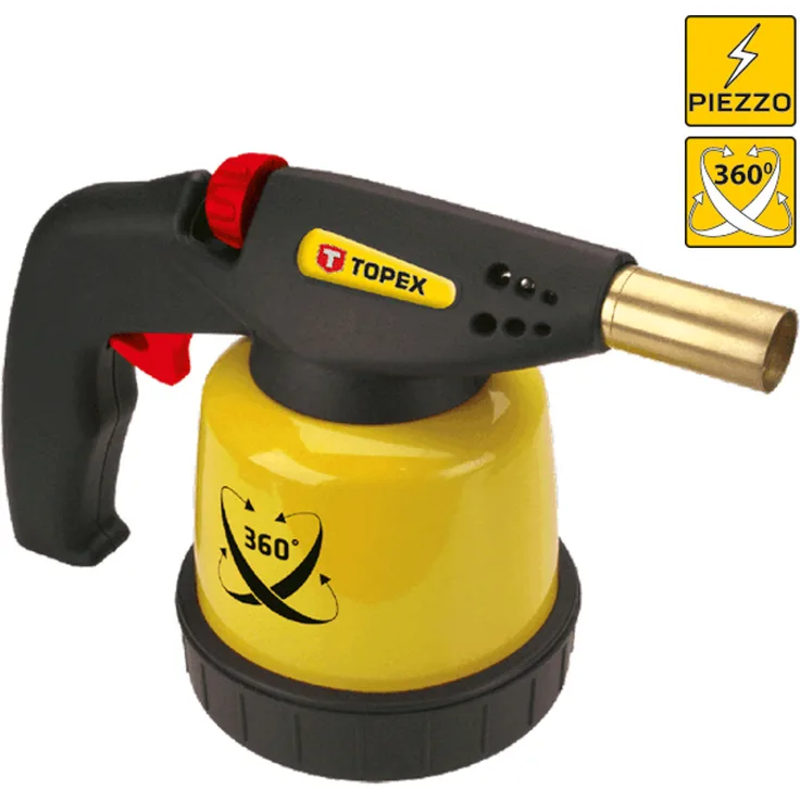 Lötlampe mit Piezozündung 360°