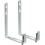 Alba Krapf Blumenkastenhalter Satz verz. Blumenkasten-Wandhalter (1V), Silber