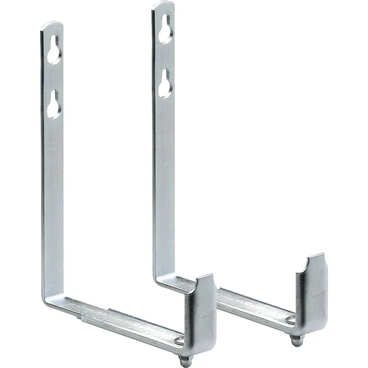 Alba Krapf Blumenkastenhalter Satz verz. Blumenkasten-Wandhalter (1V), Silber