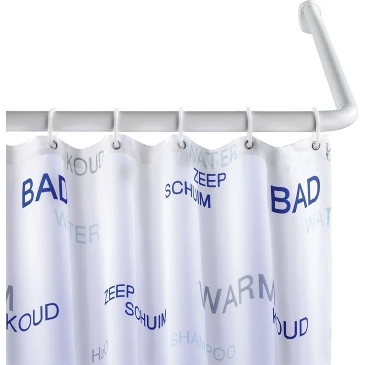 Wenko Winkelstange Universal extra stark Weiß variabel, 25 mm