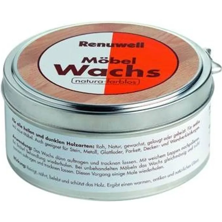 Renuwell Möbelwachs 500 ml für alle hellen und dunklen Holzarten