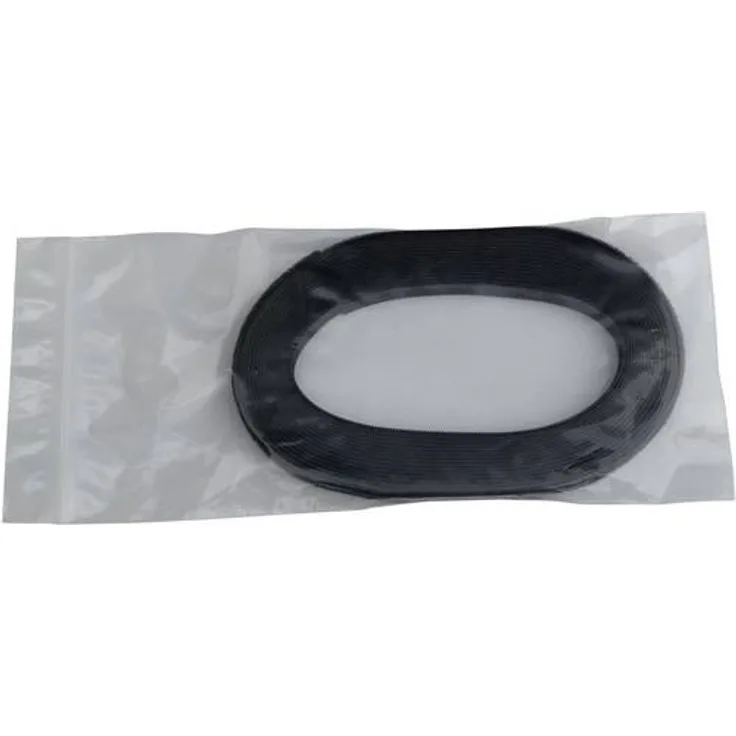 TRU Components 696-330-Bag Klettband zum Bündeln Haft- und Flauschteil (L x B) 5000mm x 10mm Schwarz 5m