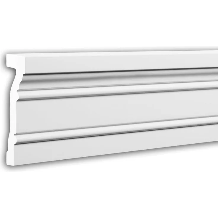Gewände 484053 Fassadenprofil Stuckleiste Fassadenelement Neo-Klassizismus-Stil weiß 2 m