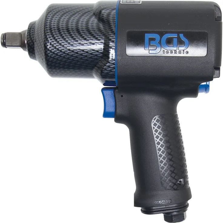 BGS 9320 | Druckluft-Schlagschrauber | 12,5 mm (1-2'') | 1756 Nm | Vierkant | Drehmoment-Einstellung möglich (Rechts- u. Linkslauf)
