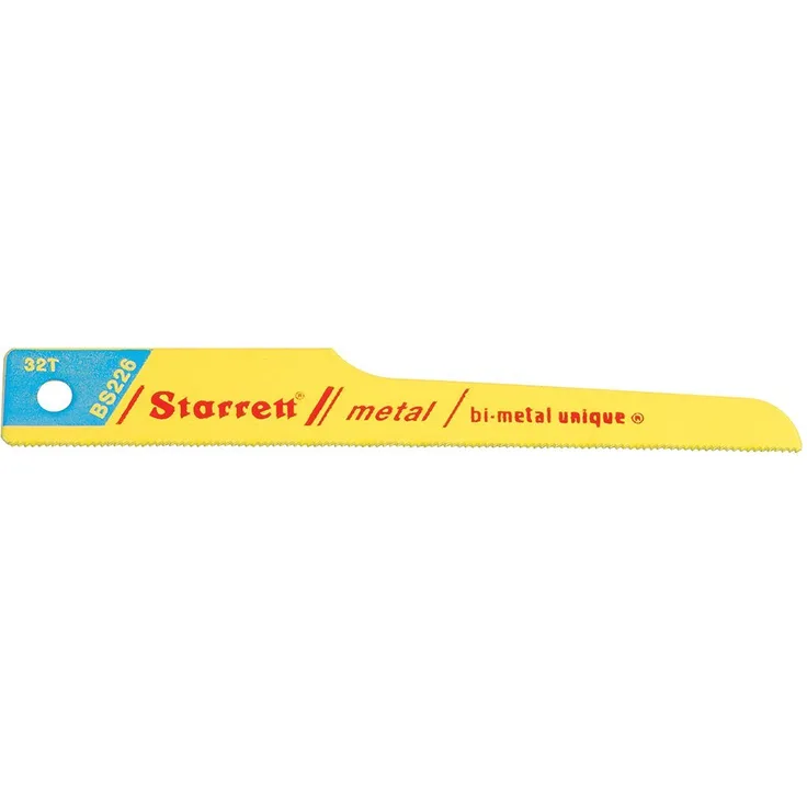 Starrett bs226?5 BI-Metall Einzigartige gerade Metall schneiden Druckluft Säbelsägeblatt, 0,1 cm Dick, 32 TPI, 3?5-20,3 cm Länge x 1-5,1 cm Breite (5 Stück)