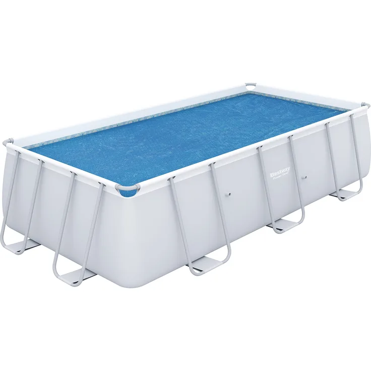 Bestway Flowclear 380 x 180 cm Solarabdeckplane für Power Steel Pools 412 x 201 x 122 cm