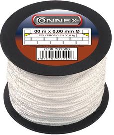 Connex Maurerschnur weiß - 100 m Länge - Ø 2,0 mm - Polypropylen geflochten