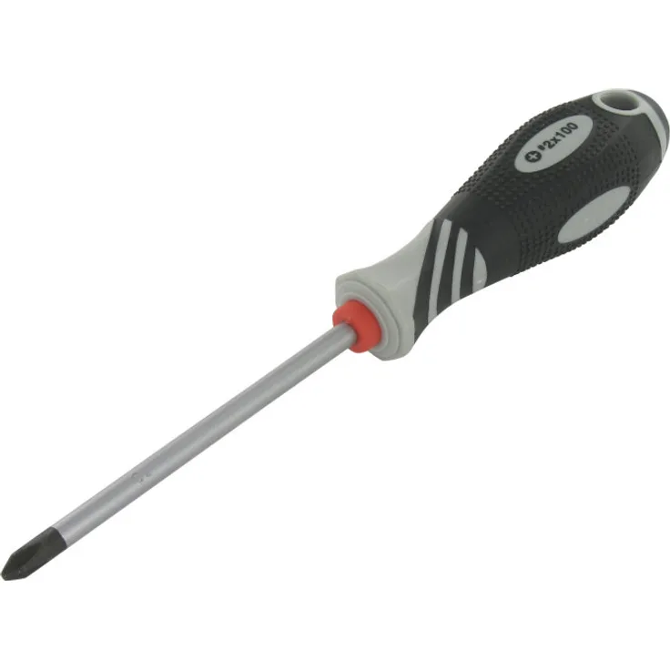 VAR Destornildor Estrella 2 x 100 mm Profi-Schraubendreher Stern Unisex Erwachsene, grau