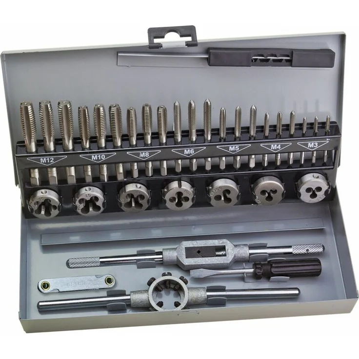 Gewindeschneider Gewindebohrer Set Gewindeschneidsatz Gewindeschneidset 33 tlg.