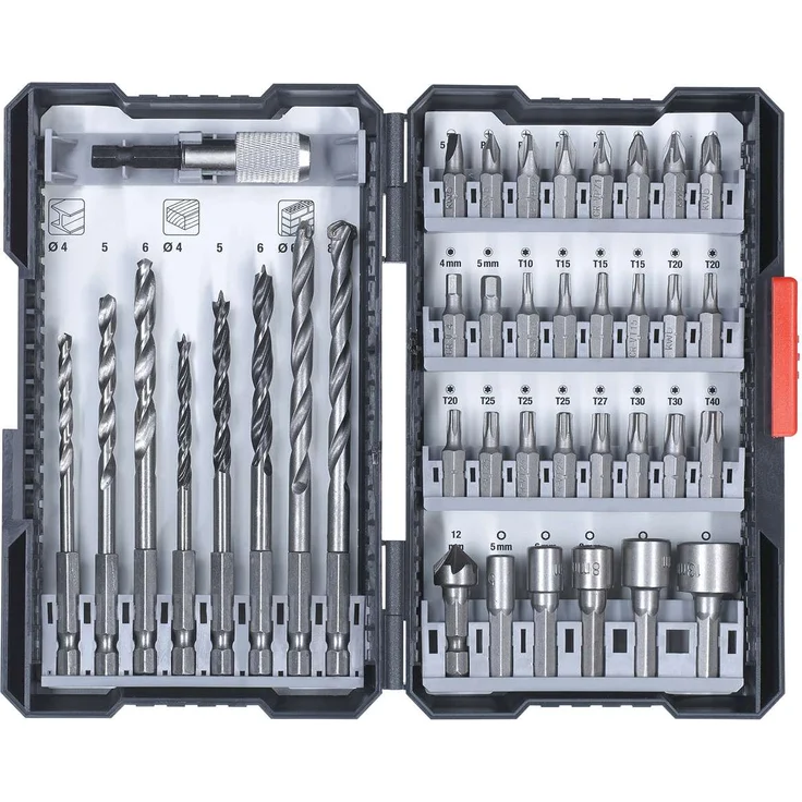 Einhell Bit-Bohrerbox 39tlg. L-Box Werkzeug-Zubehör