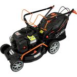 DELTAFOX Benzinrasenmäher BRM DG PLM 4213 SP 4in1 42 cm Schnittbreite 45 ltr Fangsystem mit Hardtop