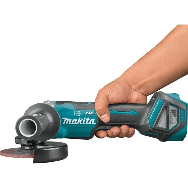 Makita DGA517Z Winkelschleifer 18,0 V mit Paddleschalter ohne Akku, ohne Ladegerät, 18 V 125 mm Akku – Bild 4