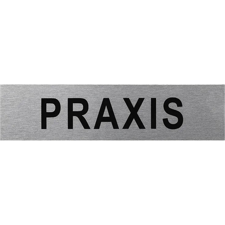 Türschilder in verschieden Größen + Bilder + Sprüche Türschild selbstklebend Firmenschild Praxis 160x40mm BWE