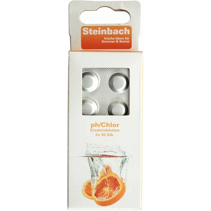 Steinbach Poolchemie Ersatztabletten für pH-Wert und freies Chlor, 2x 30 Stück – Bild 2