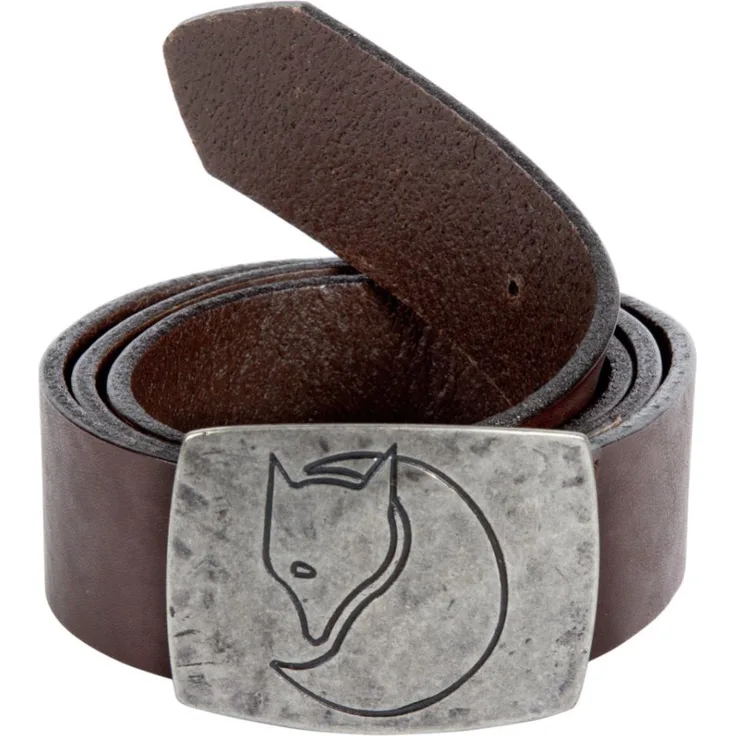 Fjällräven Ledergürtel Murena Silver Belt, Leather Brown, 85cm