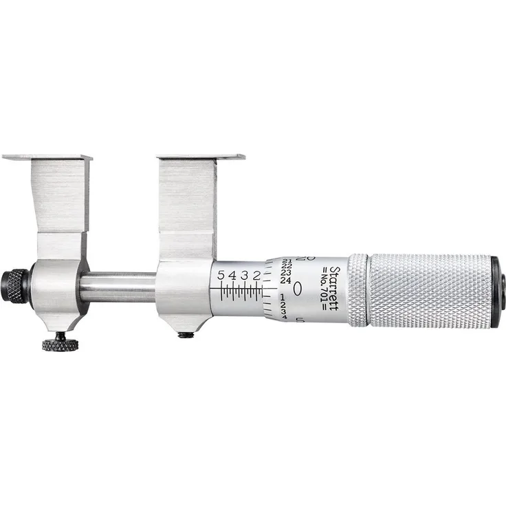 Starrett 701B interne Groove Vernier Innen), 3,8 6,3 cm Reihe, 0 cm Graduation, Genauigkeit +--0.0002 ''