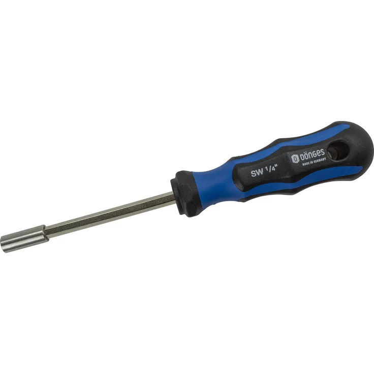 Dönges Bit-Handhalter mit Magnet, 1/4''-Antrieb, 2-K-Heft, 220 mm