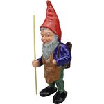 Gartenzwerg, Waldfried der Sammlerzwerg mit Korb, Höhe: 35 cm, Keramik, bunt