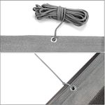 Balkonsichtschutz blickdichte Wind- und UV-Schutz Wetterfest, 90 x 600cm