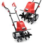 Wiltec - Elektro Gartenhacke mit 1500W Leistung, 200U-min Leerlaufgeschwindigkeit, 220mm Arbeitstiefe