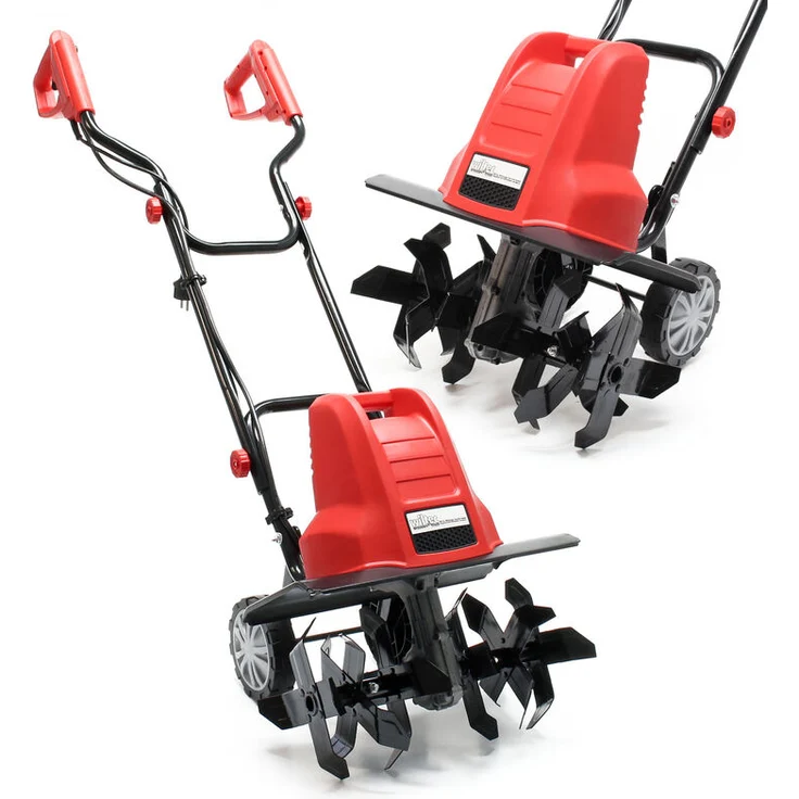 Wiltec - Elektro Gartenhacke mit 1500W Leistung, 200U-min Leerlaufgeschwindigkeit, 220mm Arbeitstiefe
