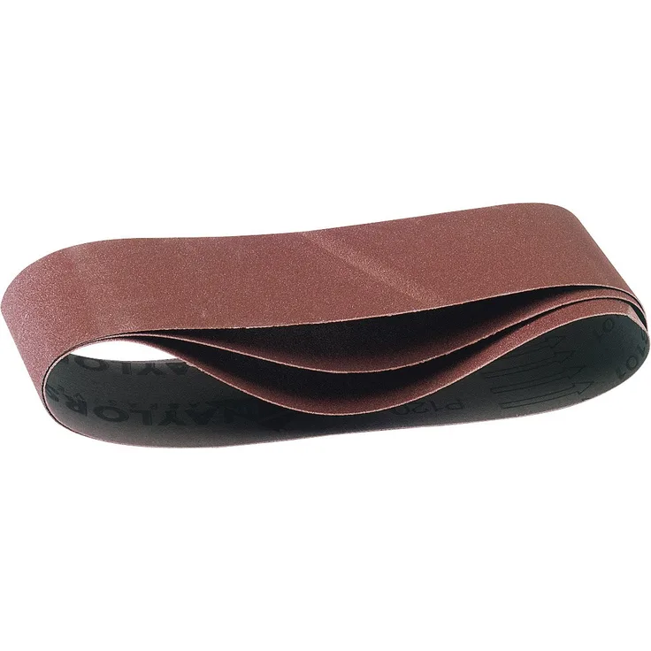 DRAPER apt12 C Körnung 60 Aluminium Oxid Schleifbänder, blau, 533 X 75 mm, Set von 3