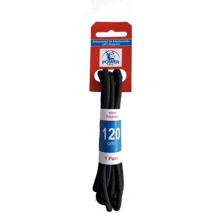 Power Safe Schnürsenkel Länge 120 ,schwarz