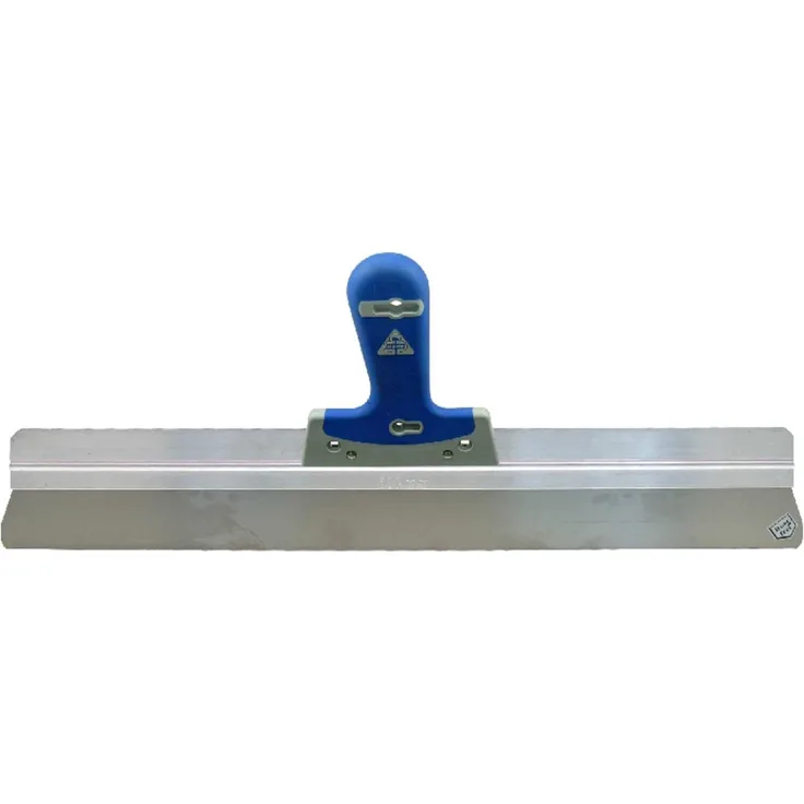 HaWe Flächenspachtel mit Alu-Rücken und Soft-Griff, Fassadenspachtel, Dekorspachtel, Rostfrei, Lochung für Stielhalter, abgerundete Ecken