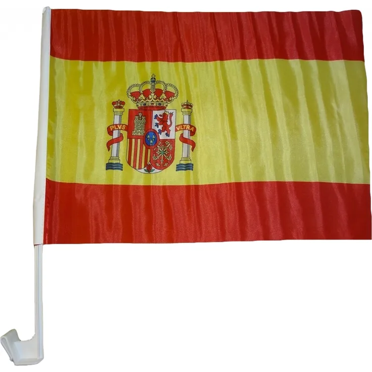 Autoflagge Spanien 30 x 40 cm Auto Flagge Fahne Autofahne Fensterflagge Fanfahne
