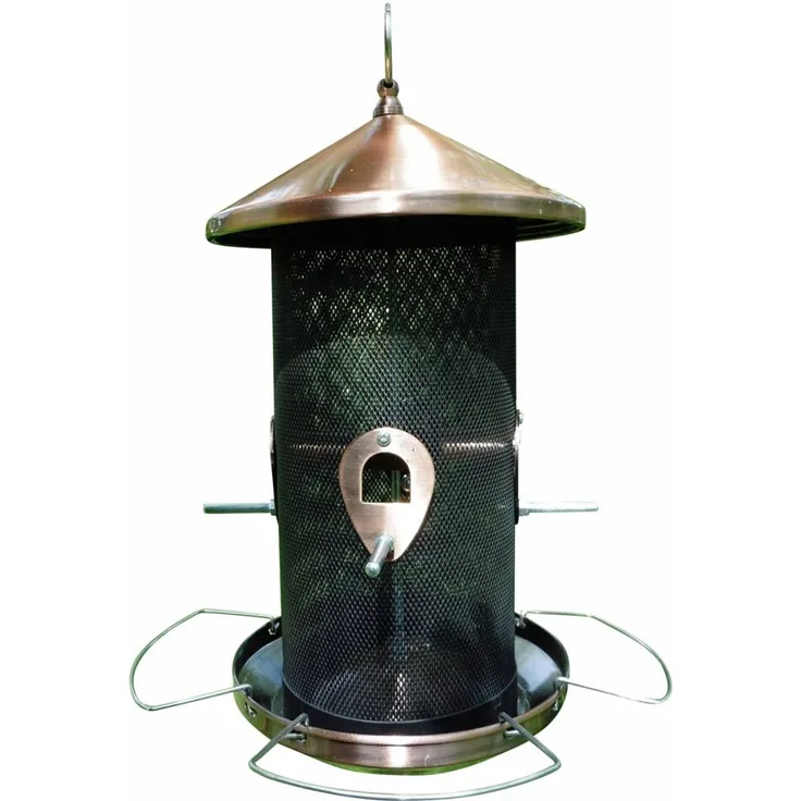 Vogelfuttersäule Vogelfutterstation Vogelfutterhaus Kupferlook 2096