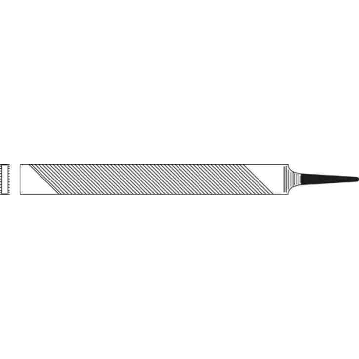 Dick Drehbankfeilen Flachstumpf 250 mm Hieblänge Hieb (16132520)