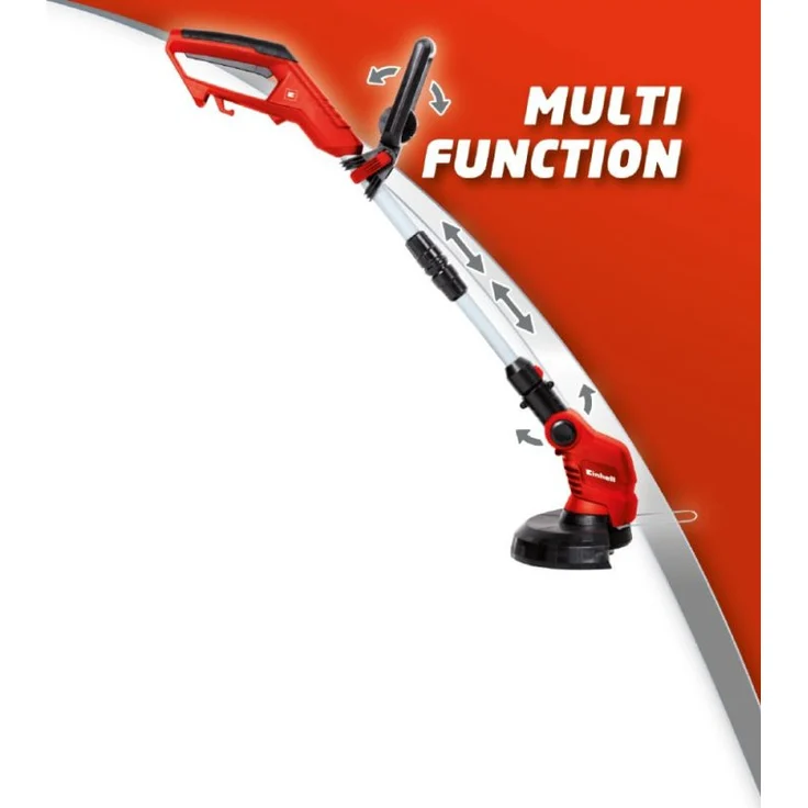 Einhell Elektro-Rasentrimmer GE-ET 5027 (500 W, 11.000 1-min Umdrehungen, 270 mm Schnittkreis, Flowerguard, verstellbarer Motorkopf, Führungsräder) – Bild 8