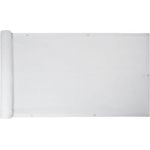 Balkon Sichtschutz Bespannung Terrasse 6 m Balkonverkleidung Sonnen Wind Schutz Weiß 75x600cm