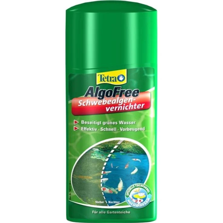 Tetra Pond AlgoFree (beseitigt effektiv grünes Wasser im Gartenteich, z.B. aufgrund Schwebealgen) 4004218183070 – Bild 1