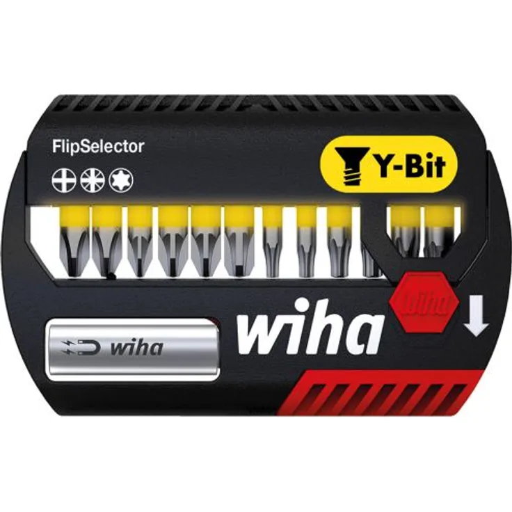 Wiha SB 7947Y-904 FlipSelector ( 41827 ) Y-Bit 25 mm Phillips, Pozidriv, TORX 13-tlg. 1/4
