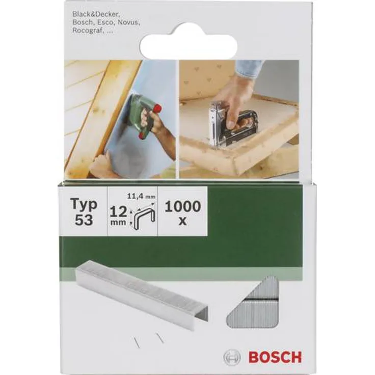 Bosch 2609255822 DIY Klammern Typ 53 11.4 x 0.74 x 12 mm