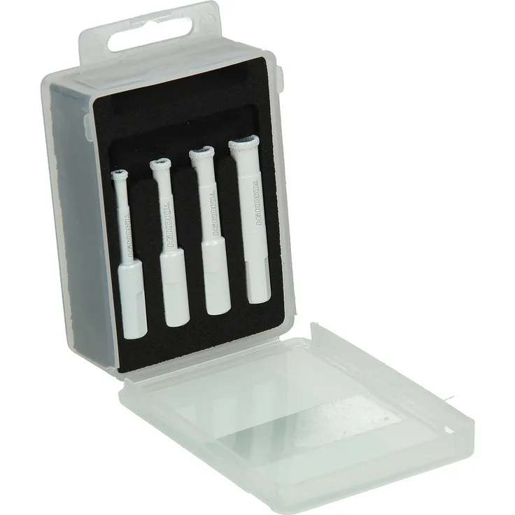 Hikoki Diamant-Lochsägen-Set 4100519, Diamant-Bohrkronen-Set neuesten Diamantkörnungstechnologie, 4-teilig