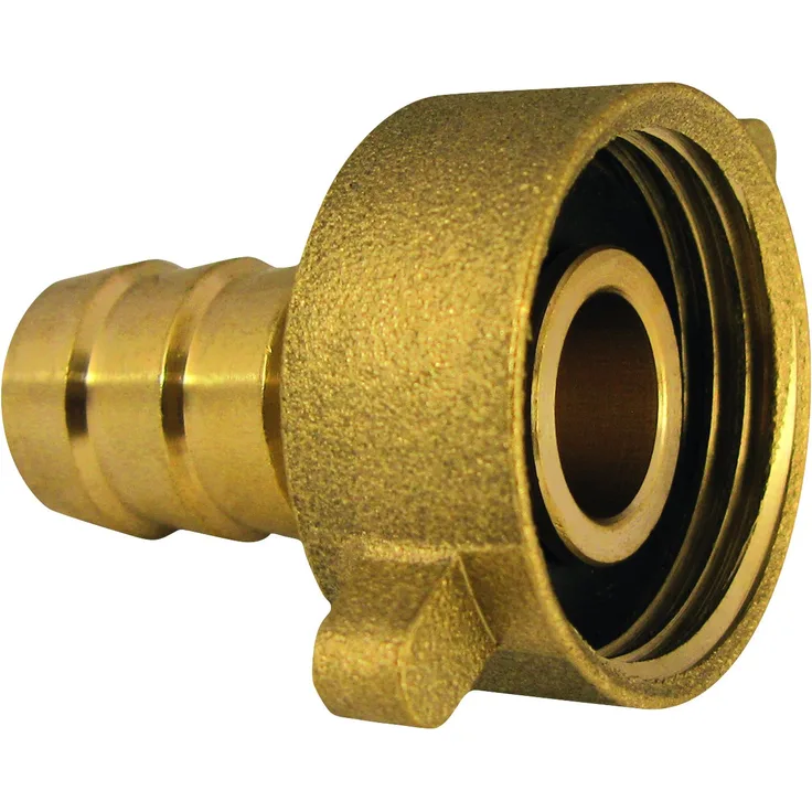 OASE 44499 ProMax 2-3 Schlauchverschraubung G 1, S 1, Messing, grau Bewässerungszubehör