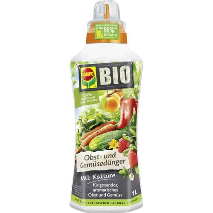 Compo BIO Obst- und Gemüsedünger, 1 Liter – Bild 1