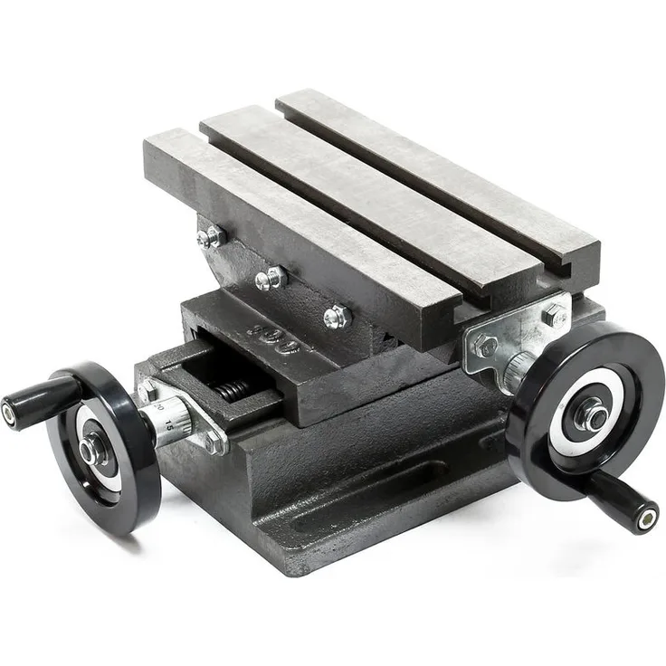 Wiltec - 2-Achsen Kreuztisch 220x100mm Frästisch Koordinatentisch Bohrtisch Fräsständer