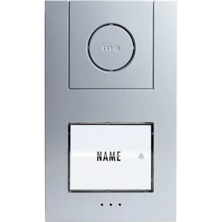m-e VISTUS Aluminium Audio-Außenstation AD ALU 410 f. 1-Familienhaus