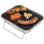 5x Einweg-Grill Holzkohlegrill Campinggrill Picknickgrill Einweggrill Grillkohle
