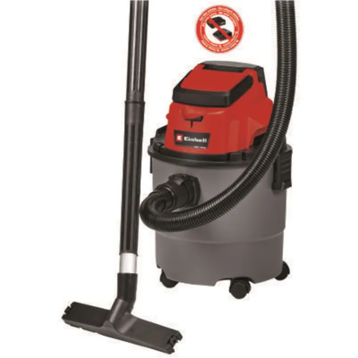 Einhell Akku-Nass-Trockensauger TC-VC 18-15 Power X-Change PXC ohne Akku ohne Ladegerät Beutel 15 Liter