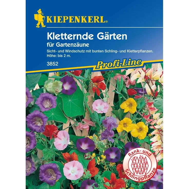 Kiepenkerl Saatgut Kletternde Gärten 35 Pflanzen für Gartenzäune
