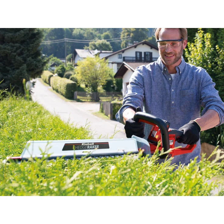 Einhell Akku-Heckenschere ARCURRA 18/55 Power X-Change (Li-Ion, 18 V, 55 cm Schnittlänge, 18 mm Zahnabstand, Schnittgutsammler, ohne Akku und Ladegerät) – Bild 6