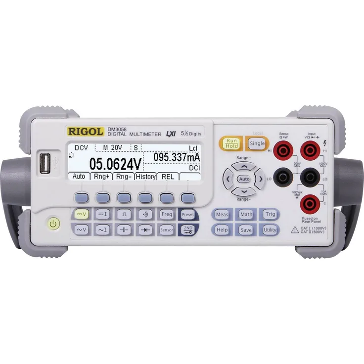 Rigol DM3058E Tisch-Multimeter digital CAT II 300V Anzeige Counts: 200000