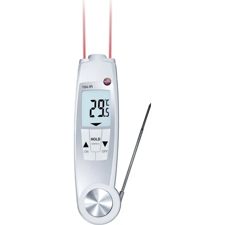 Testo 104-IR Einstichthermometer HACCP Messbereich Temperatur -50 bis 250°C Fühler-Typ NTC HACCP-konform, Berührungslose