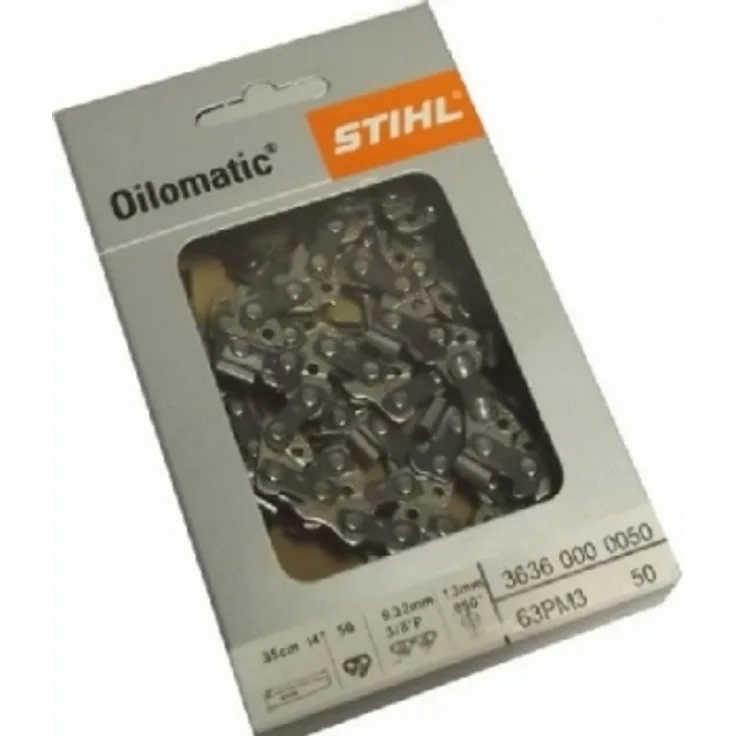 STIHL Ersatzkette PICCO MICRO 63PM3 3636-50 3-8Zoll, 50 Glieder, 1.3 mm, Länge 35 cm, 1 Stück, 36360000050